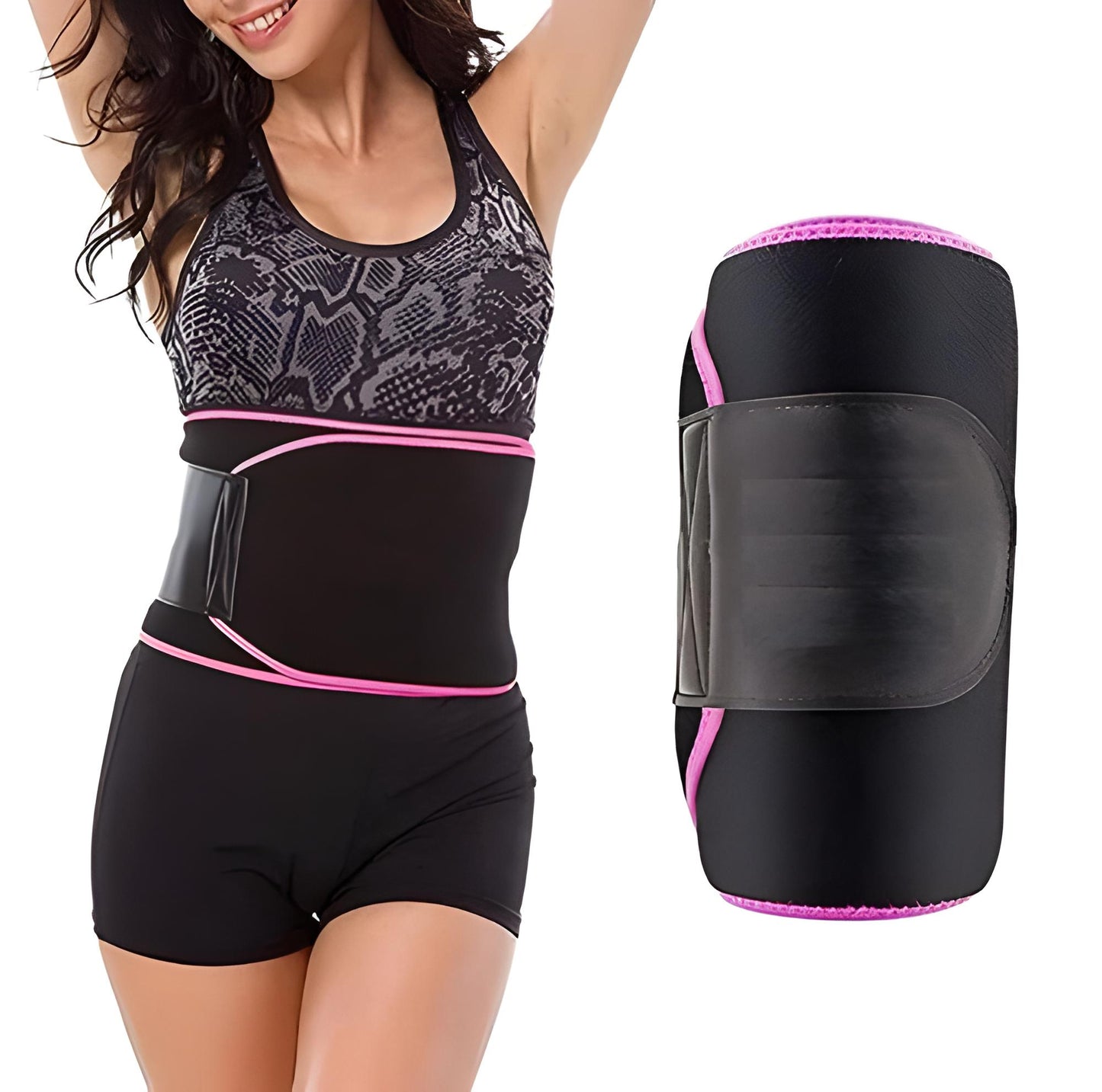 🔥 Premium Waist Trimmer Belt | Sweat More, Shape Faster!