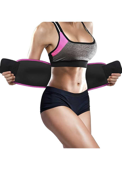 🔥 Premium Waist Trimmer Belt | Sweat More, Shape Faster!