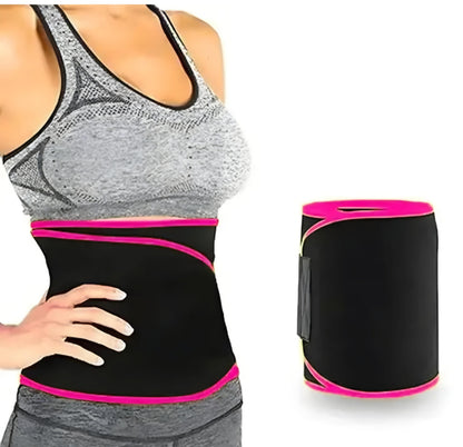 🔥 Premium Waist Trimmer Belt | Sweat More, Shape Faster!