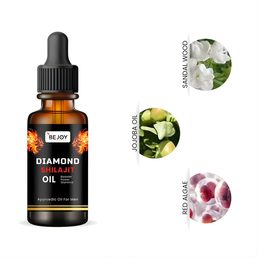 💎 Diamond Shilajit Oil – Ignite Your Inner Strength (Pack of 2)(30 ml)