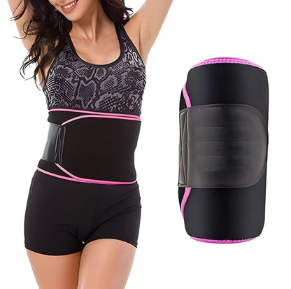 🔥 Premium Waist Trimmer Belt | Sweat More, Shape Faster!