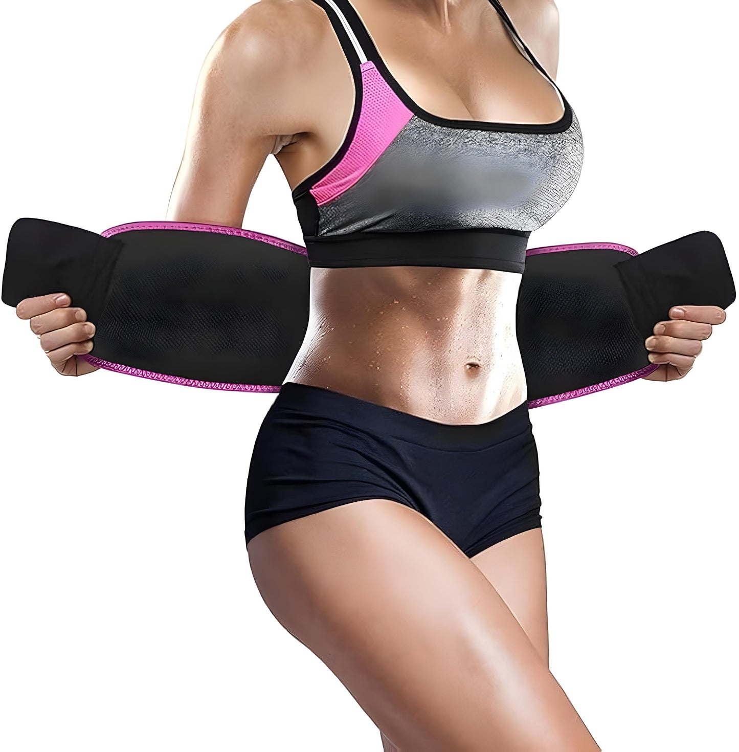 🔥 Premium Waist Trimmer Belt | Sweat More, Shape Faster!